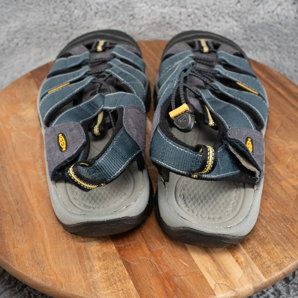 Men's KEEN Newport H2 WP Waterproof Sandals Trail Shoes Size US 10 Navy/Gray